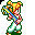 Right View of Marle with Crossbow (cursor version)